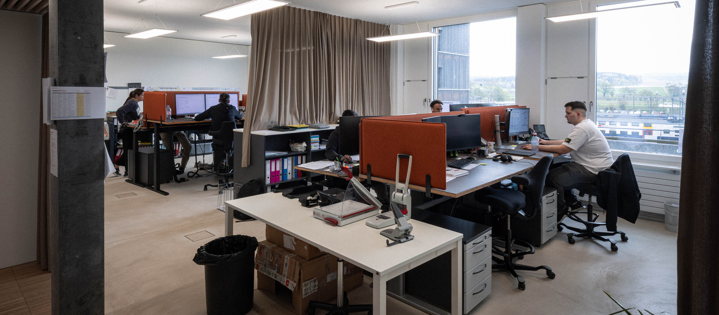 Das Team f&uuml;r Geb&auml;udetechnik von Wechselraum aus Winterthur Z&uuml;rich